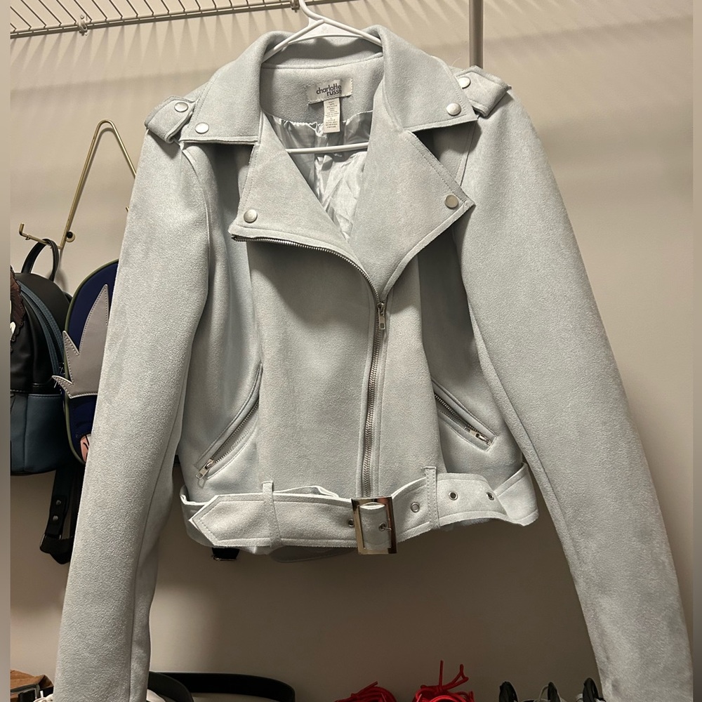 Baby blue jacket